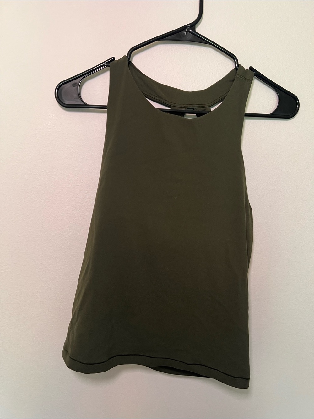 Athleta Olive High Neck Performance Tank